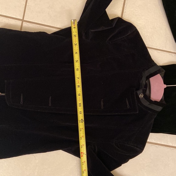 Theory Velvet Military Styled Pants Suit - Picture 16 of 16